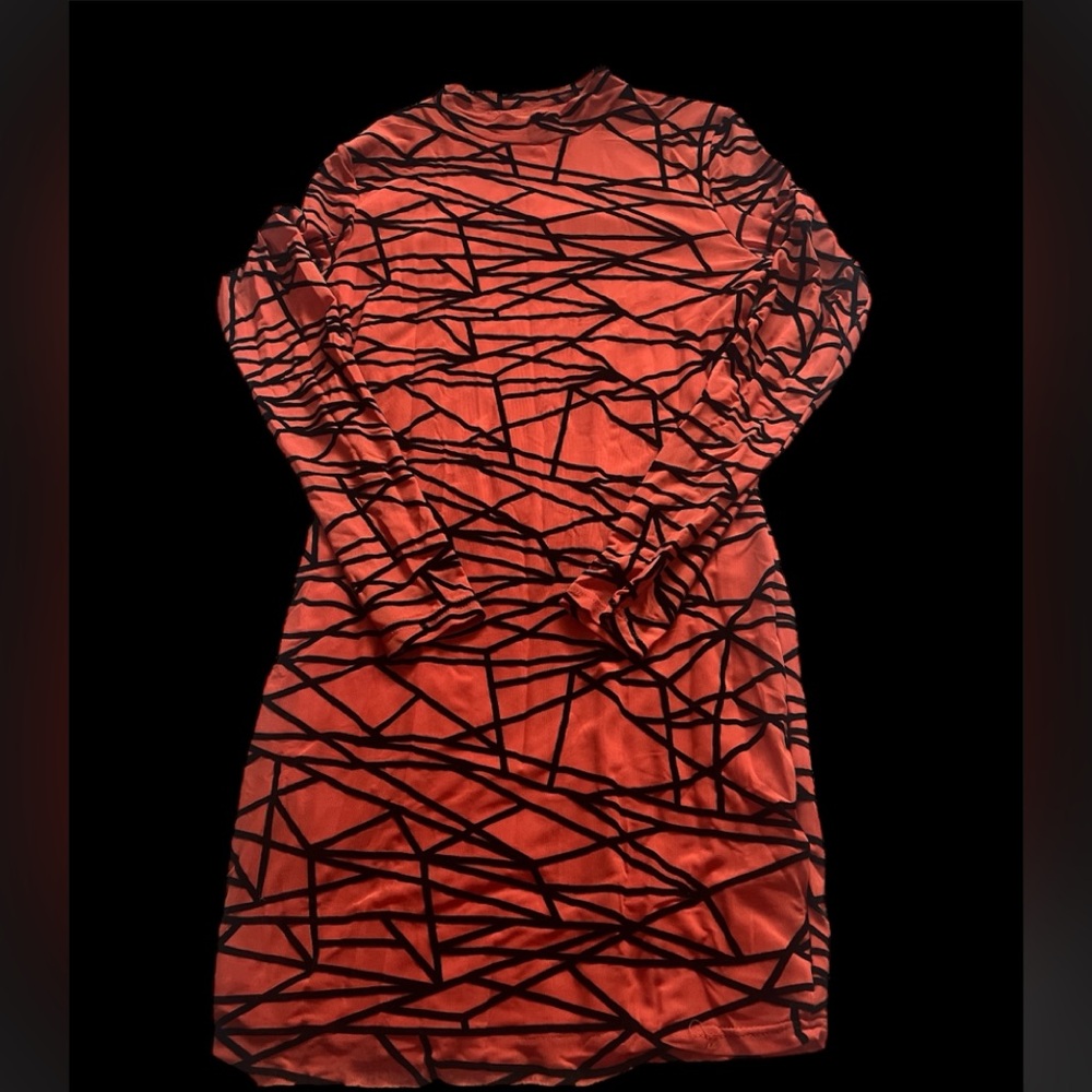 Long sleeve Fitted Mini Dress